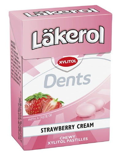 Läkerol Dents Strawberry Pastil 85g